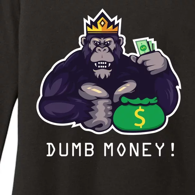 Dumb Money Ape Womens CVC Long Sleeve Shirt