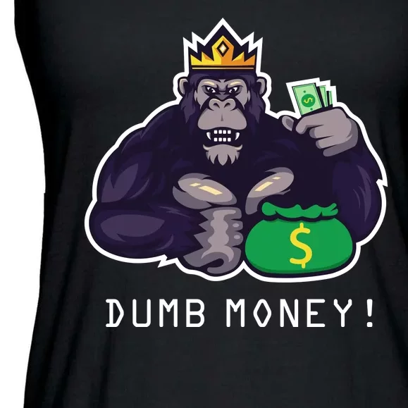 Dumb Money Ape Ladies Essential Flowy Tank