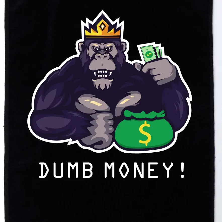 Dumb Money Ape Platinum Collection Golf Towel