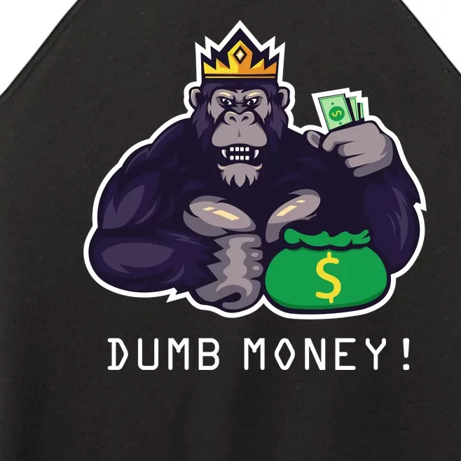 Dumb Money Ape Women’s Perfect Tri Rocker Tank