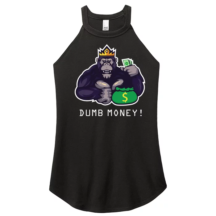 Dumb Money Ape Women’s Perfect Tri Rocker Tank