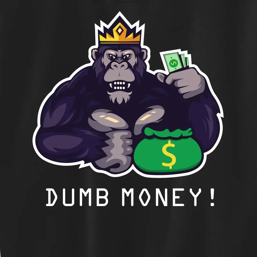 Dumb Money Ape Kids Sweatshirt