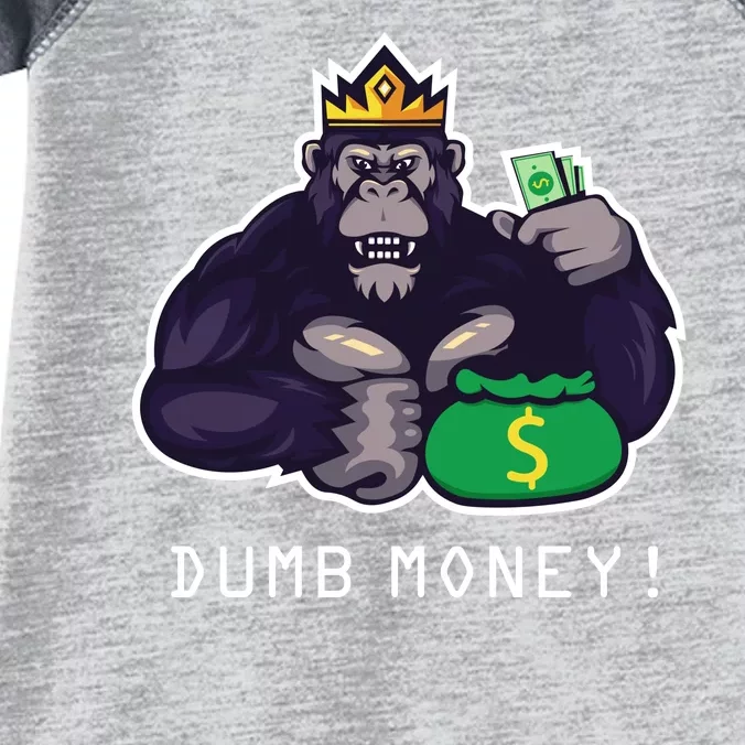 Dumb Money Ape Infant Baby Jersey Bodysuit