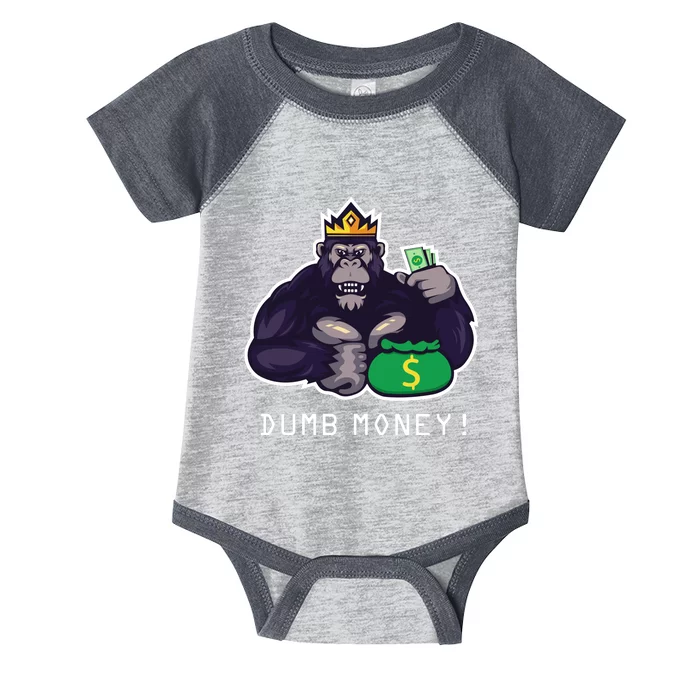 Dumb Money Ape Infant Baby Jersey Bodysuit