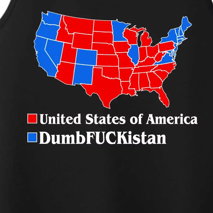 DumbFUCKistan Vs. United States of America Election Map Republicans Performance Tank