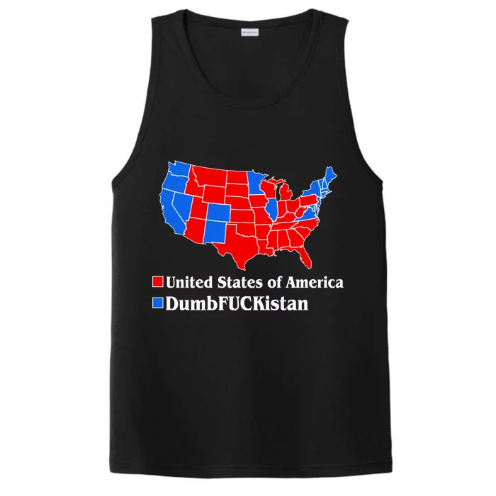 DumbFUCKistan Vs. United States of America Election Map Republicans Performance Tank