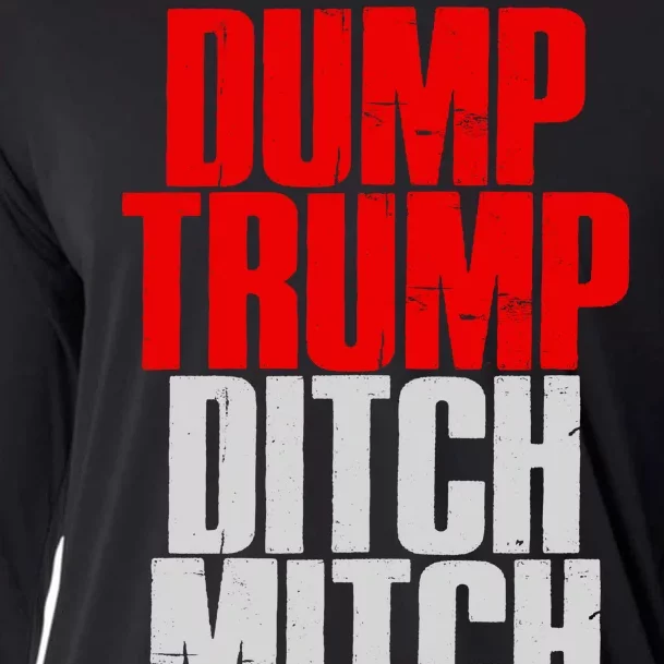 Dump Trump Ditch Mitch Disbar Barr Cooling Performance Long Sleeve Crew