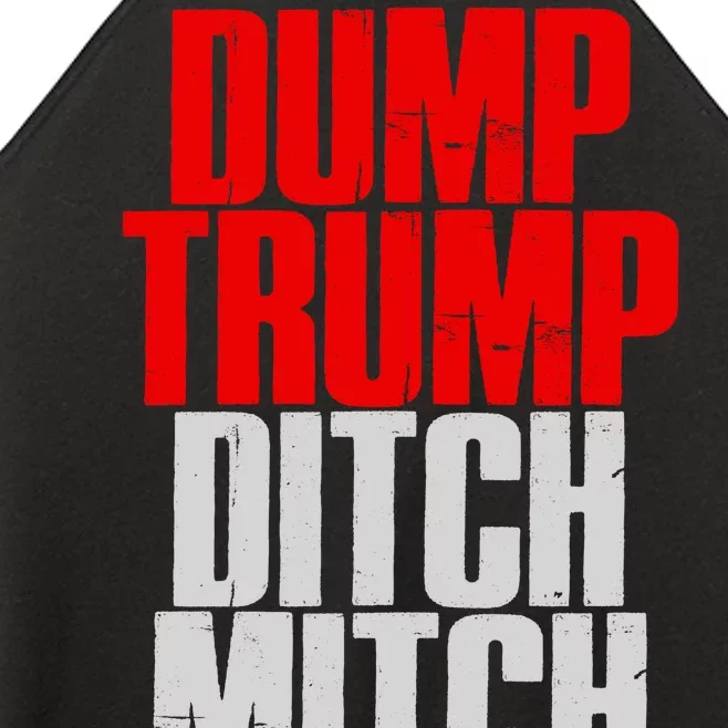 Dump Trump Ditch Mitch Disbar Barr Women’s Perfect Tri Rocker Tank