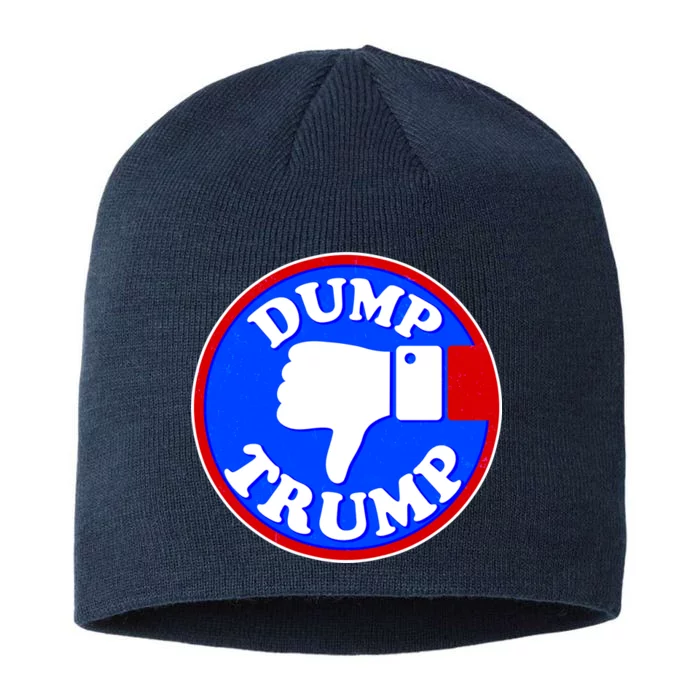 Dump Trump Emblem 8 1/2in Sustainable Knit Beanie