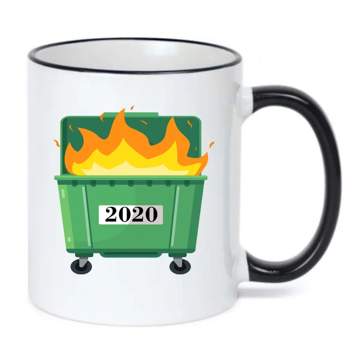 Dumpster Fire 2020 Sucks Worst Year Black Color Changing Mug