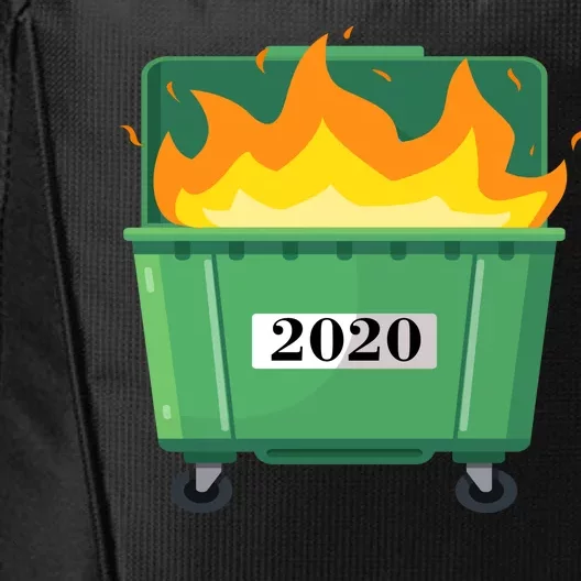 Dumpster Fire 2020 Sucks Worst Year City Backpack