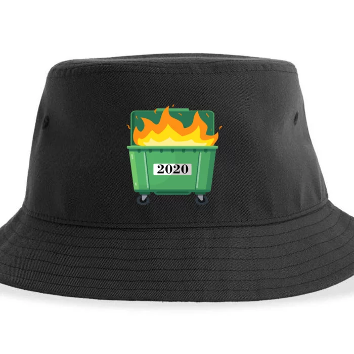 Dumpster Fire 2020 Sucks Worst Year Sustainable Bucket Hat