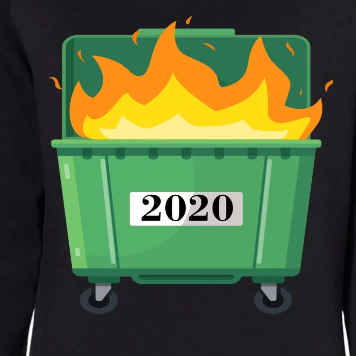 Dumpster Fire 2020 Sucks Worst Year Womens California Wash Sweatshirt