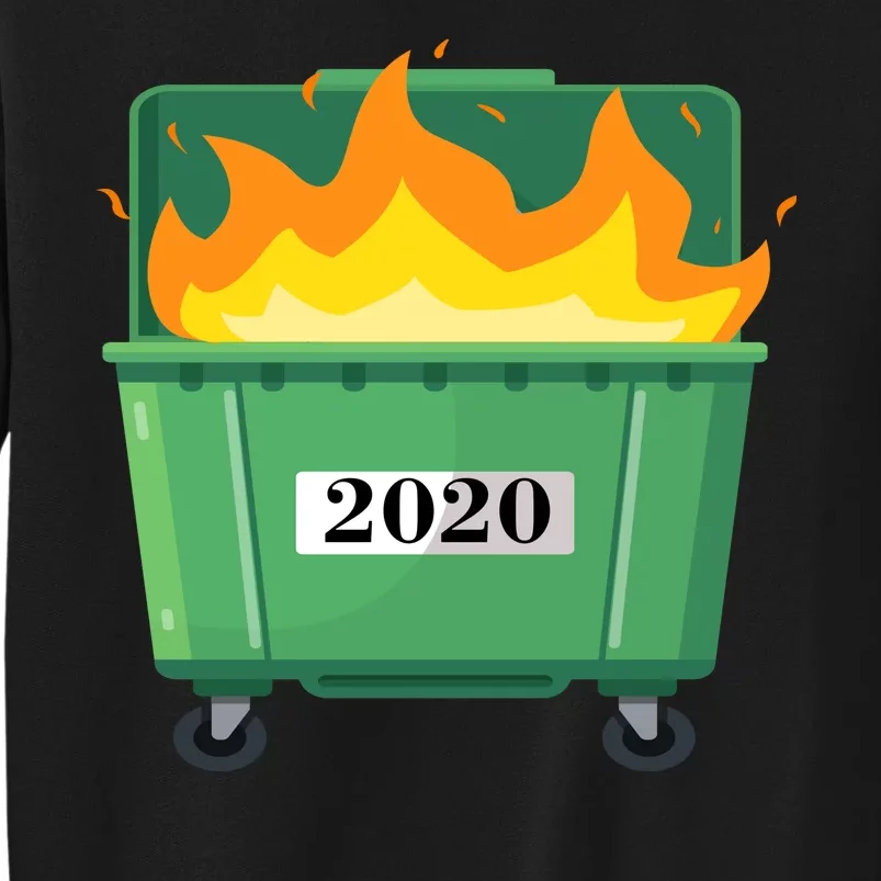 Dumpster Fire 2020 Sucks Worst Year Tall Sweatshirt