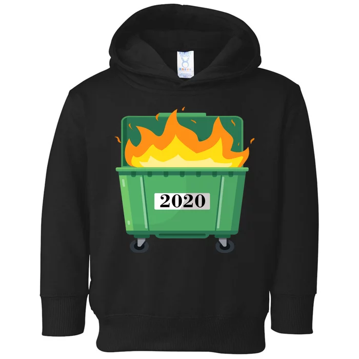 Dumpster Fire 2020 Sucks Worst Year Toddler Hoodie