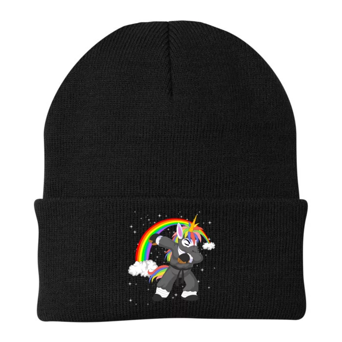 Dabbing Unicorn Ninja Knit Cap Winter Beanie