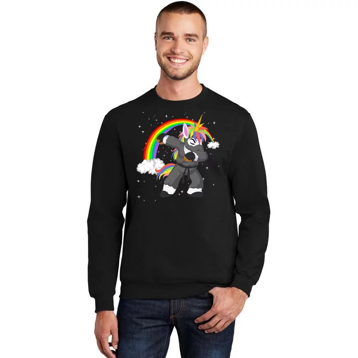 Dabbing Unicorn Ninja Tall Sweatshirt