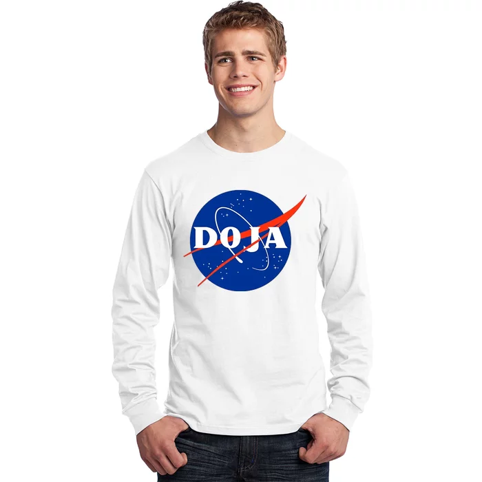 Doja Universe Nasa Blue Doja Cat Long Sleeve Shirt