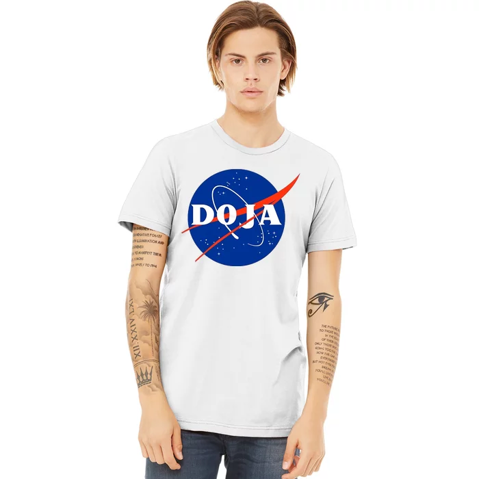 Doja Universe Nasa Blue Doja Cat Premium T-Shirt