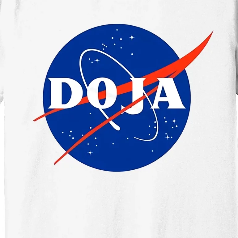 Doja Universe Nasa Blue Doja Cat Premium T-Shirt