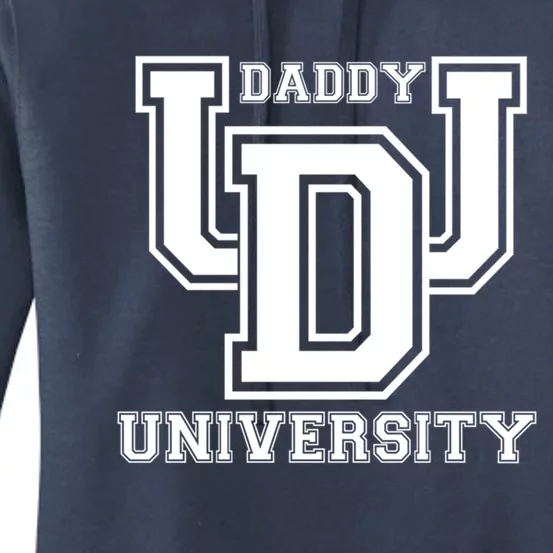 Daddy University New Dad FatherS Day Best Father Ever Gift Women's Pullover Hoodie