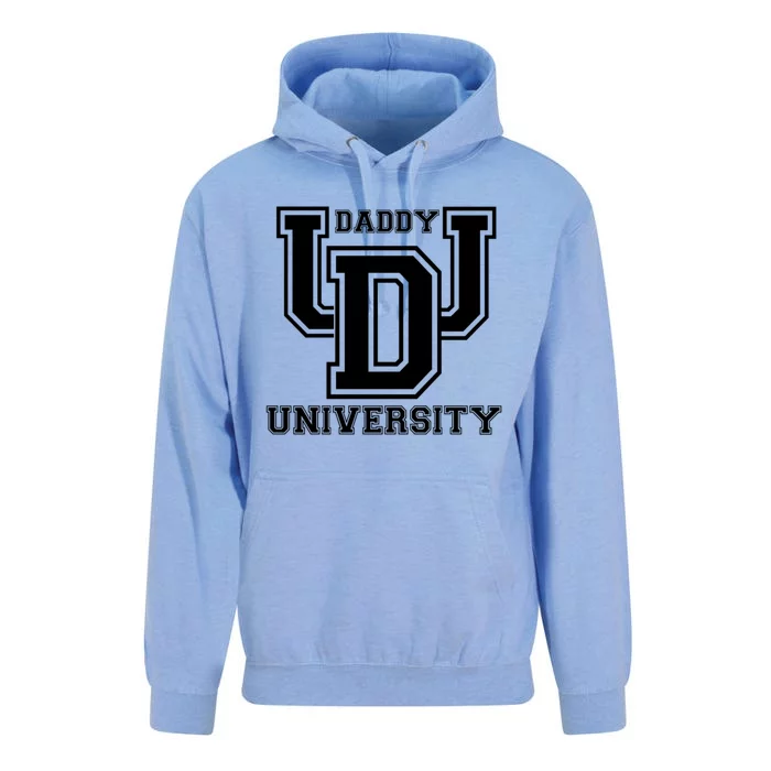 Daddy University New Dad FatherS Day Best Father Ever Gift Unisex Surf Hoodie