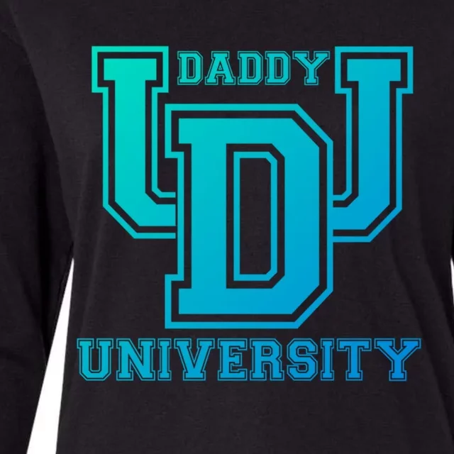 Daddy University New Dad FatherS Day Best Father Ever Gift Womens Cotton Relaxed Long Sleeve T-Shirt