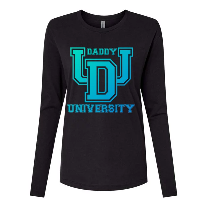 Daddy University New Dad FatherS Day Best Father Ever Gift Womens Cotton Relaxed Long Sleeve T-Shirt