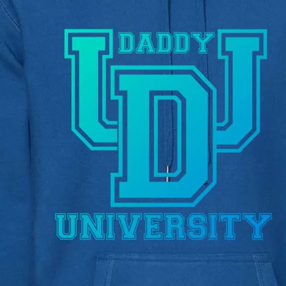 Daddy University New Dad FatherS Day Best Father Ever Gift Premium Hoodie