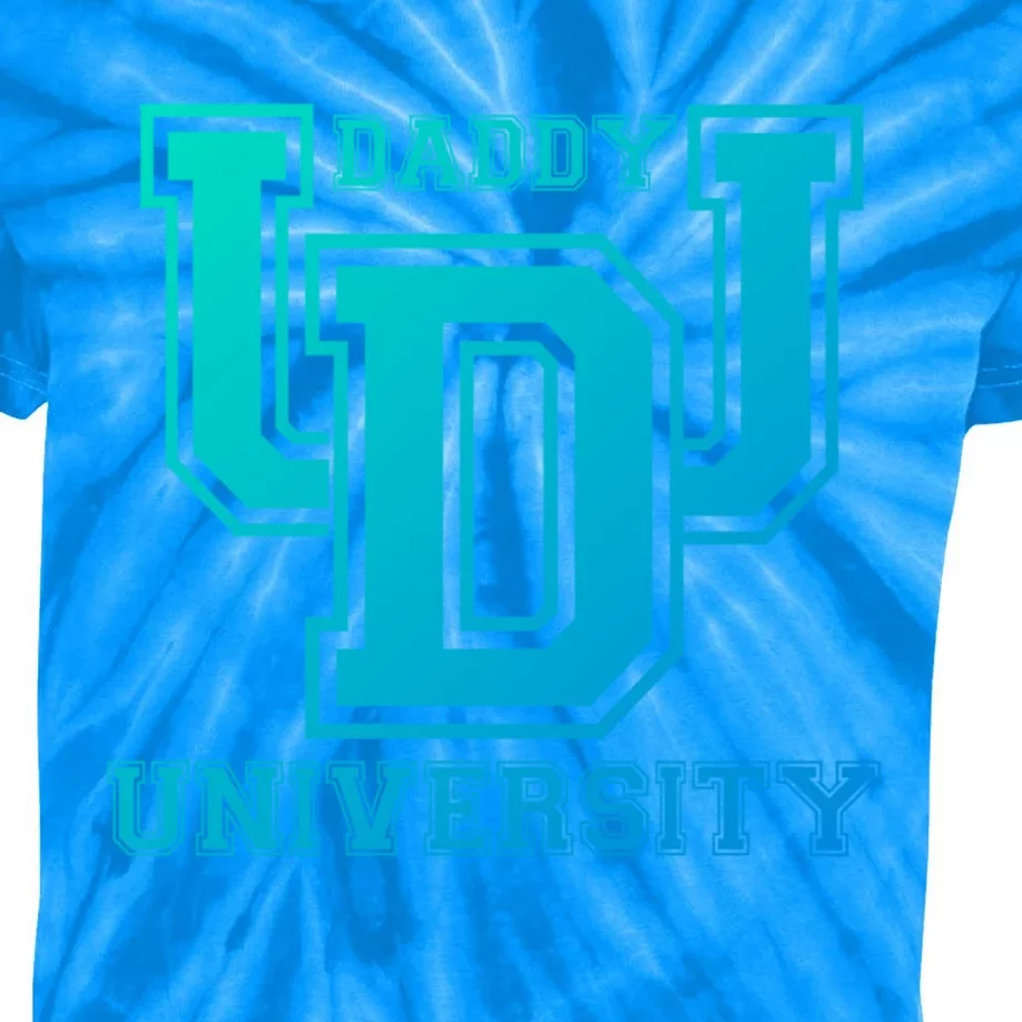 Daddy University New Dad FatherS Day Best Father Ever Gift Kids Tie-Dye T-Shirt