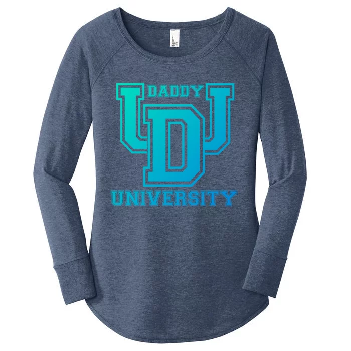 Daddy University New Dad FatherS Day Best Father Ever Gift Women's Perfect Tri Tunic Long Sleeve Shirt