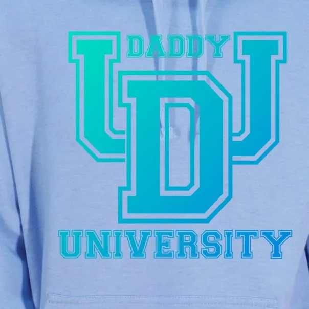 Daddy University New Dad FatherS Day Best Father Ever Gift Unisex Surf Hoodie