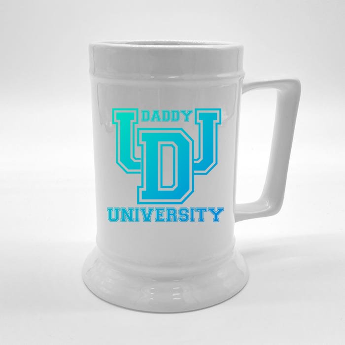 Daddy University New Dad FatherS Day Best Father Ever Gift Front & Back Beer Stein