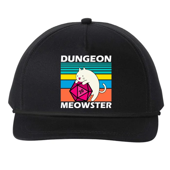 Dungeon Meowster Snapback Five-Panel Rope Hat