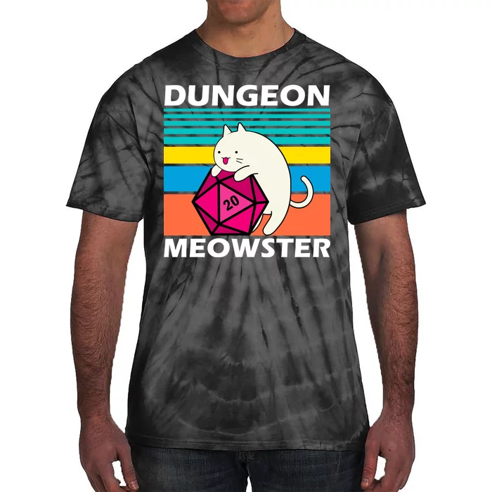 Dungeon Meowster Tie-Dye T-Shirt