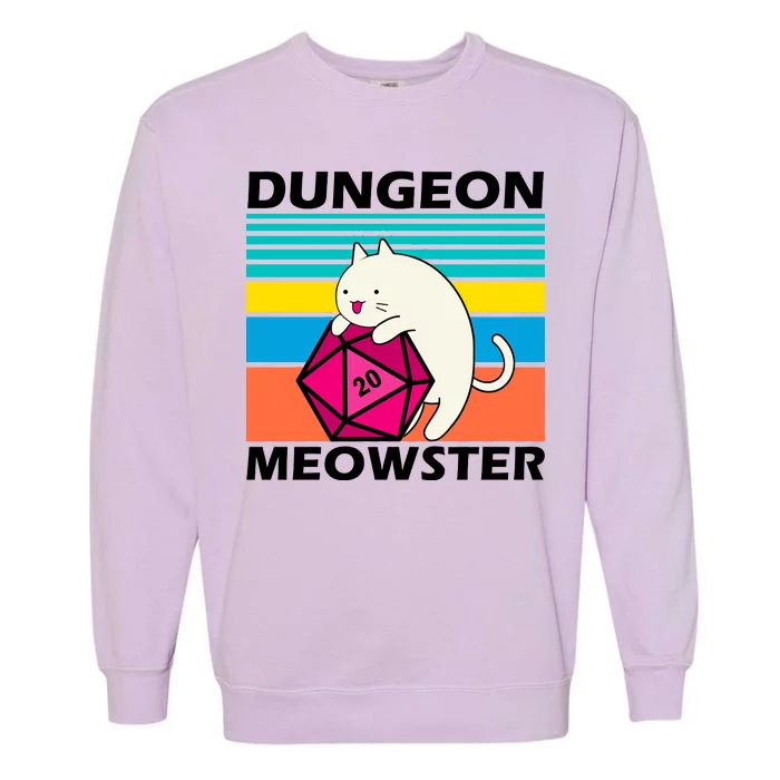 Dungeon Meowster Garment-Dyed Sweatshirt