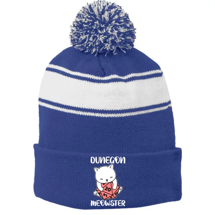 Dungeon Mewoster Stripe Pom Pom Beanie