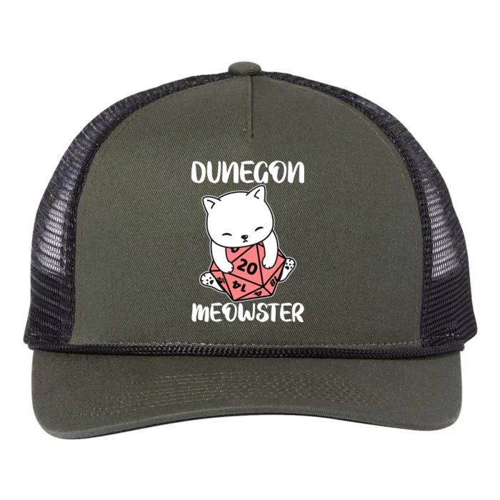 Dungeon Mewoster Retro Rope Trucker Hat Cap