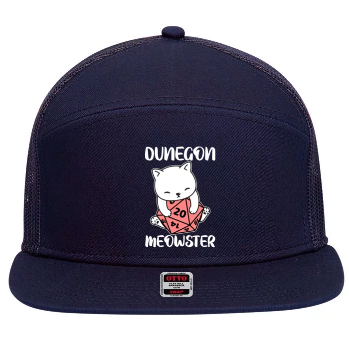 Dungeon Mewoster 7 Panel Mesh Trucker Snapback Hat