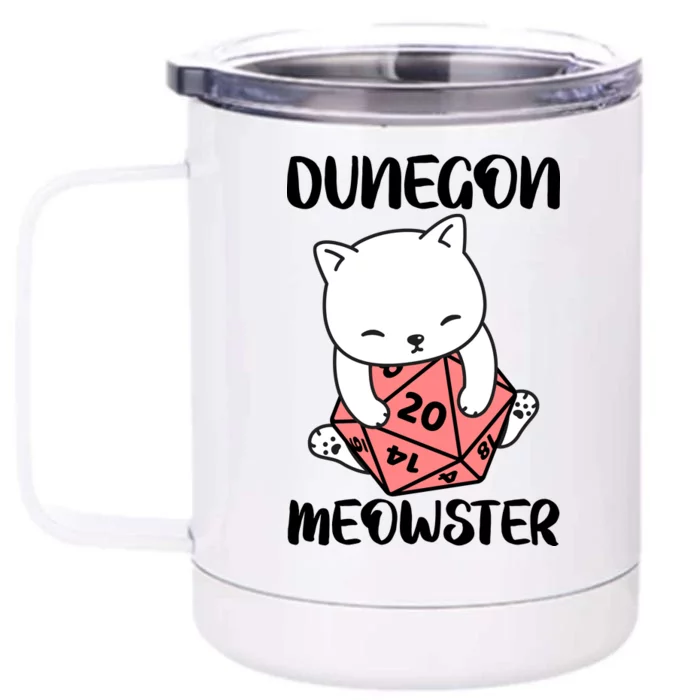 Dungeon Mewoster Front & Back 12oz Stainless Steel Tumbler Cup