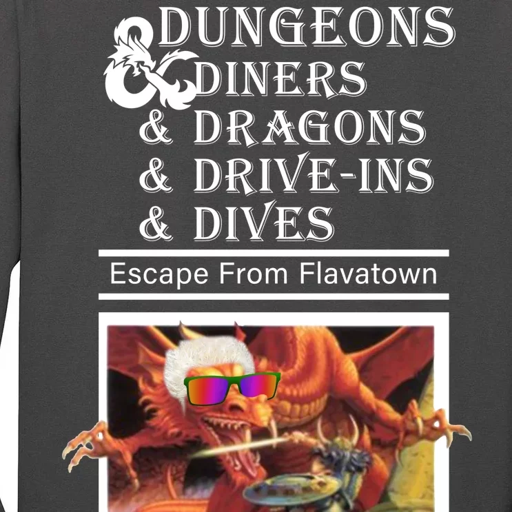 Dungeons & Diners & Dragons & Drive-Ins & Dives Tall Long Sleeve T-Shirt