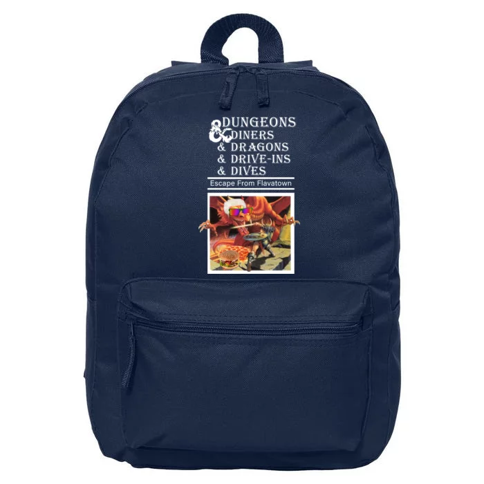 Dungeons & Diners & Dragons & Drive-Ins & Dives 16 in Basic Backpack