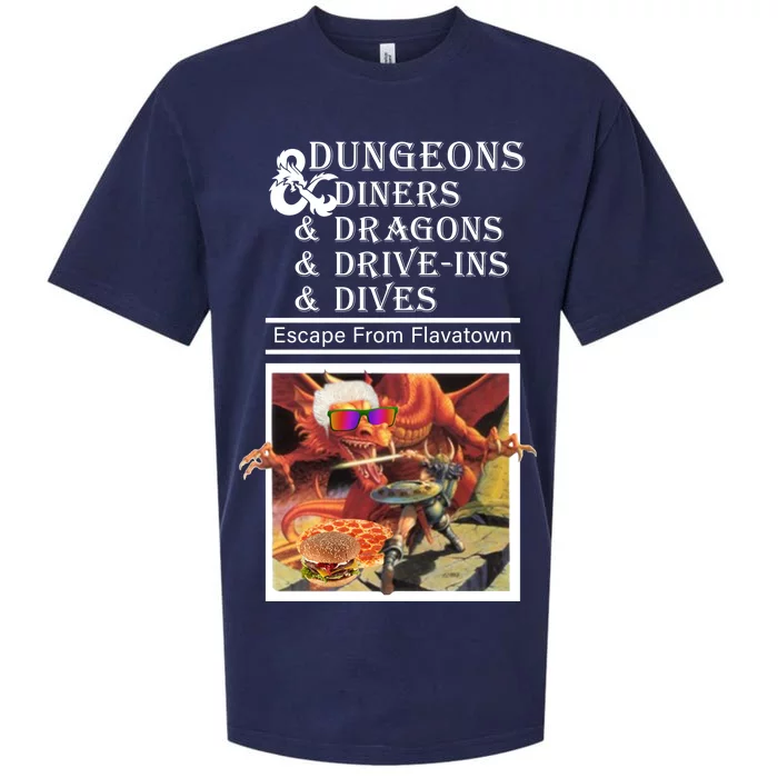 Dungeons & Diners & Dragons & Drive-Ins & Dives Sueded Cloud Jersey T-Shirt