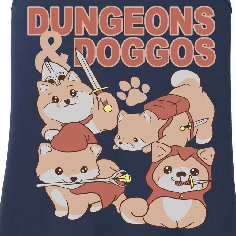 Dungeons & Doggos Cute Ladies Essential Tank