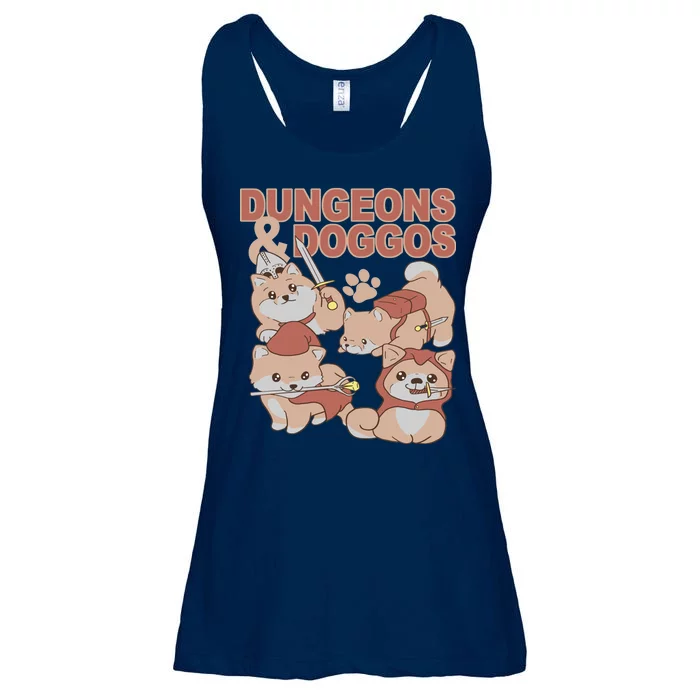 Dungeons & Doggos Cute Ladies Essential Flowy Tank