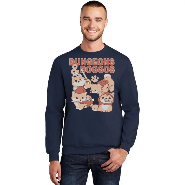 Dungeons & Doggos Cute Tall Sweatshirt