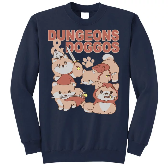 Dungeons & Doggos Cute Tall Sweatshirt