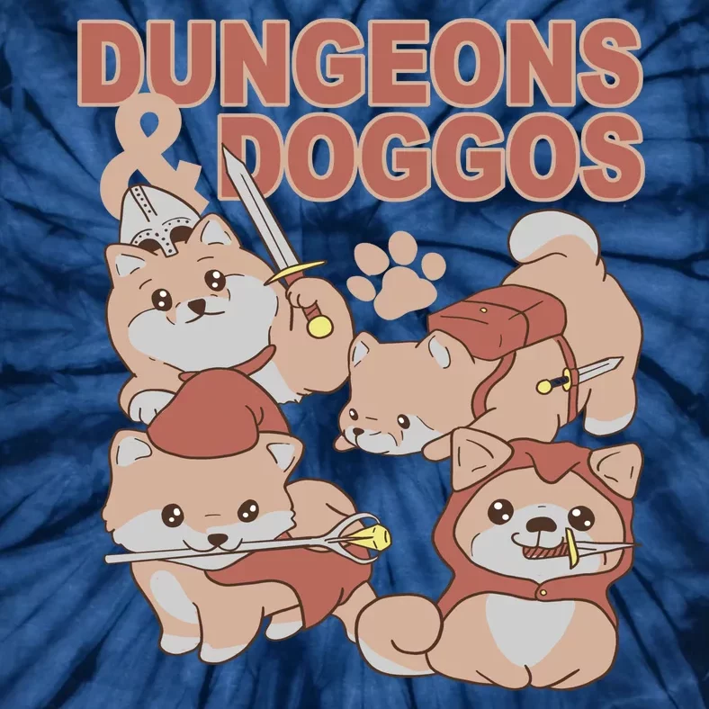 Dungeons & Doggos Cute Tie-Dye T-Shirt