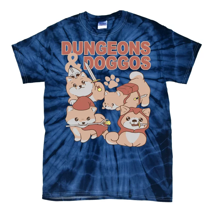 Dungeons & Doggos Cute Tie-Dye T-Shirt