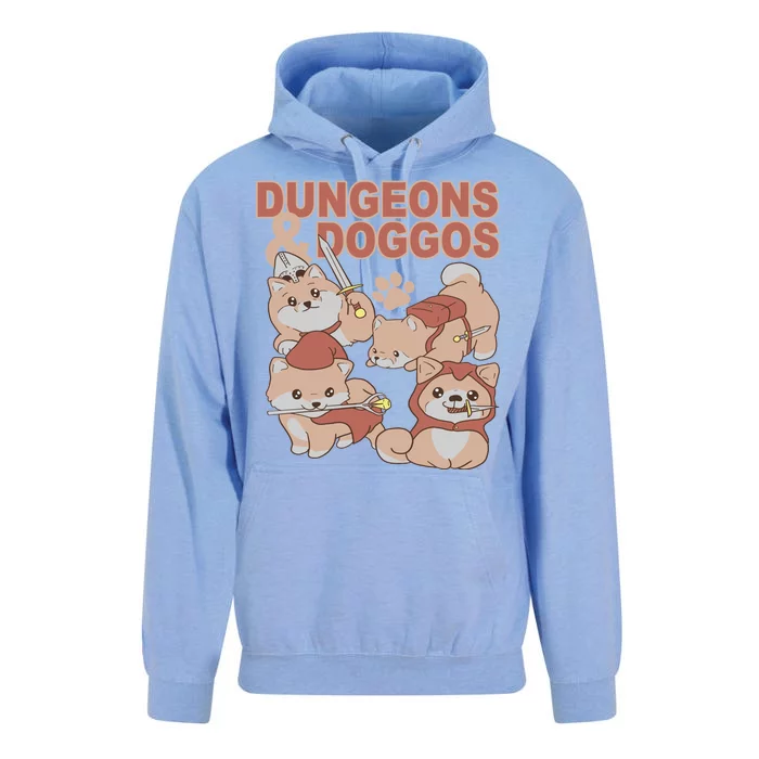 Dungeons & Doggos Cute Unisex Surf Hoodie